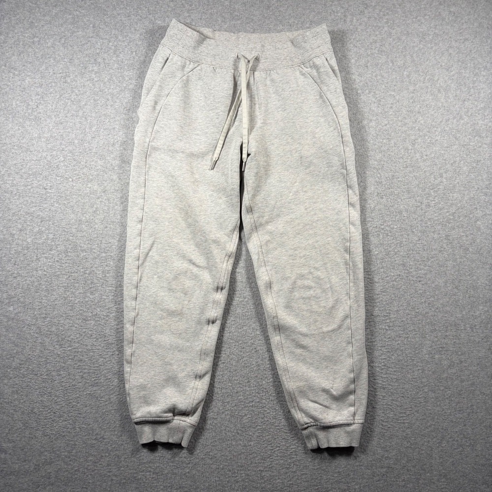 Lululemon Scuba High Rise Jogger Women Size 6 Heathered Core Ultra Light Grey